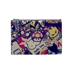 Retro Cartoon Hello Titty Parody Cosmetic Bag (medium) by Salman4z