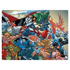 80 s Cartoons Cartoon Masters Of The Universe Premium Plush Fleece Blanket (extra Small) by Salman4z