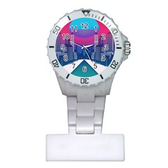 Retro Cityscape Artist Artwork Digital Art Plastic Nurses Watch