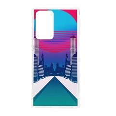 Retro Cityscape Artist Artwork Digital Art Samsung Galaxy Note 20 Ultra TPU UV Case