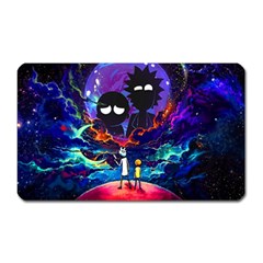 Rick And Morty In Outer Space Magnet (rectangular) by Salman4z