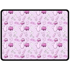 Baby Toys Two Sides Fleece Blanket (large)