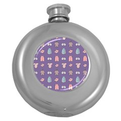 Baby Clothes Round Hip Flask (5 Oz) by SychEva