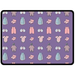 Baby Clothes Two Sides Fleece Blanket (large) by SychEva