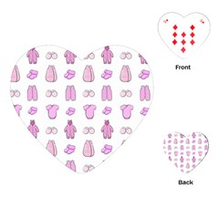 Kid’s Clothes Playing Cards Single Design (heart) by SychEva