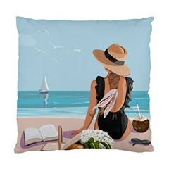 Rest By The Sea Standard Cushion Case (one Side) by SychEva