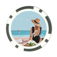 Rest By The Sea Poker Chip Card Guard (10 Pack) by SychEva