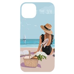 Rest By The Sea Iphone 14 Plus Black Uv Print Case by SychEva