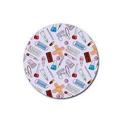 Medicine Rubber Round Coaster (4 Pack)
