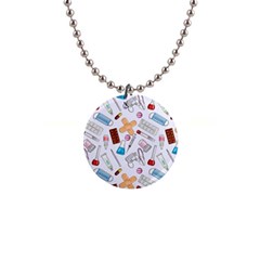 Medicine 1  Button Necklace by SychEva