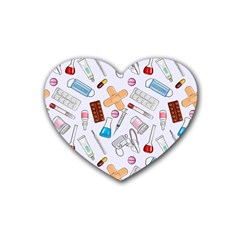 Medicine Rubber Heart Coaster (4 Pack)