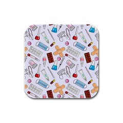 Medicine Rubber Square Coaster (4 Pack) by SychEva