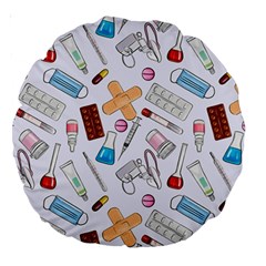 Medicine Large 18  Premium Round Cushions by SychEva