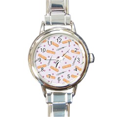 Medicine Round Italian Charm Watch by SychEva