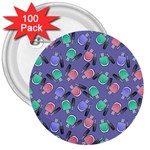 Nail Polish 3  Buttons (100 pack)  Front