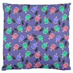 Nail Polish Large Cushion Case (one Side) by SychEva