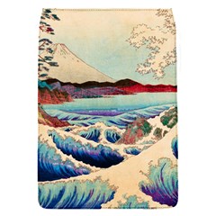 Wave Japanese Mount Fuji Woodblock Print Ocean Removable Flap Cover (s) by Salman4z