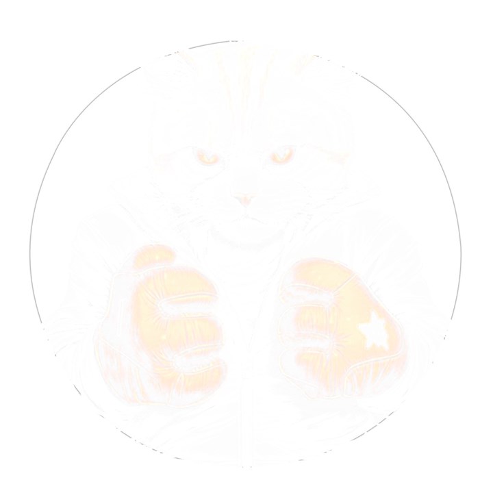 Boxing Cat Pop socket (White)