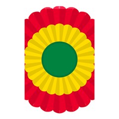 National Cockade Of Bolivia Shower Curtain 48  X 72  (small)  by abbeyz71