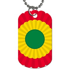 National Cockade Of Bolivia Dog Tag (one Side) by abbeyz71