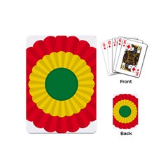 National Cockade Of Bolivia Playing Cards Single Design (mini) by abbeyz71