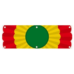 National Cockade Of Bolivia Banner And Sign 6  X 2  by abbeyz71