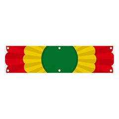 National Cockade Of Bolivia Banner And Sign 4  X 1 