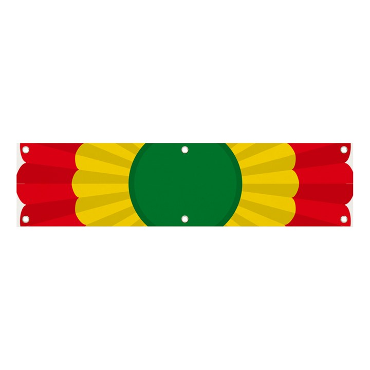 National Cockade Of Bolivia Banner and Sign 4  x 1 