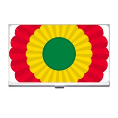 National Cockade Of Bolivia Business Card Holder by abbeyz71