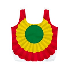 National Cockade Of Bolivia Full Print Recycle Bag (m)