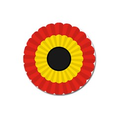 National Cockade Of Belgium Magnet 3  (round) by abbeyz71