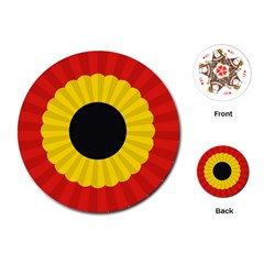 National Cockade Of Belgium Playing Cards Single Design (round) by abbeyz71