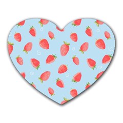 Strawberry Heart Mousepad by SychEva