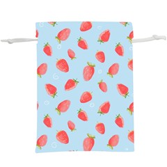 Strawberry Lightweight Drawstring Pouch (xl) by SychEva