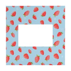 Strawberry White Box Photo Frame 4  X 6  by SychEva