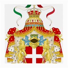 Coat Of Arms Of The Kingdom Of Italy (1890)h Medium Glasses Cloth (2 Sides) by abbeyz71