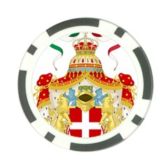 Coat Of Arms Of The Kingdom Of Italy (1890)h Poker Chip Card Guard by abbeyz71