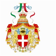 Coat Of Arms Of The Kingdom Of Italy (1890)h Large Garden Flag (two Sides) by abbeyz71