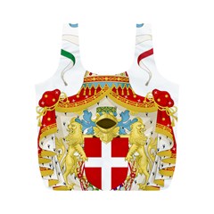 Coat Of Arms Of The Kingdom Of Italy (1890)h Full Print Recycle Bag (m) by abbeyz71
