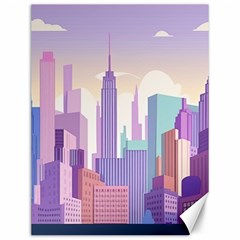 New York Skyline Cityscape Nyc New York City Canvas 12  X 16  by Jancukart