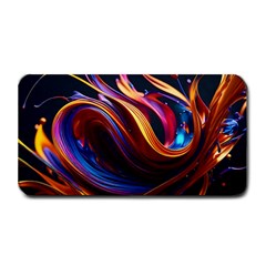 Waves Splash Liquid Paint Wall Medium Bar Mat by Jancukart