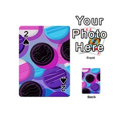 Cookies Chocolate Cookies Sweets Snacks Baked Goods Playing Cards 54 Designs (mini) by Jancukart