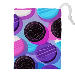 Cookies Chocolate Cookies Sweets Snacks Baked Goods Drawstring Pouch (4xl) by Jancukart