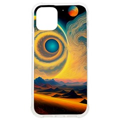 Surrealist Fantasy Dream Moon Space Iphone 12/12 Pro Tpu Uv Print Case by Jancukart