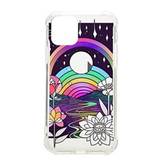 Rainbow Fun Cute Minimal Doodle Drawing Art Iphone 11 Pro 5 8 Inch Tpu Uv Print Case