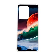 Sea Ocean Waves Rocks Sunset Artwork Samsung Galaxy S20 Ultra 6 9 Inch Tpu Uv Case by Jancukart