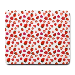 Watercolor Strawberry Large Mousepad by SychEva