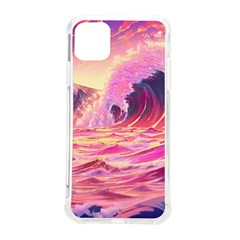 Waves Ocean Sea Tsunami Nautical 5 Iphone 11 Pro Max 6 5 Inch Tpu Uv Print Case by Jancukart