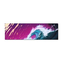 Tsunami Waves Ocean Sea Nautical Nature Water Unique Sticker Bumper (10 Pack) by Jancukart