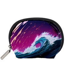 Tsunami Waves Ocean Sea Nautical Nature Water Unique Accessory Pouch (small) by Jancukart